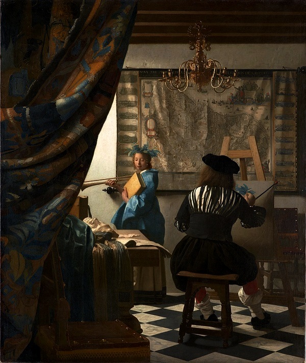 Ателието. Около 1666 г. Масл. бои, платно, 120 x 100 см. Виена, Музей на история на изкуството. 18_atelieto.jpg